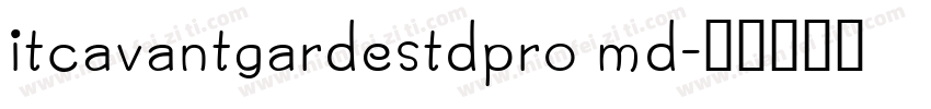itcavantgardestdpro md字体转换